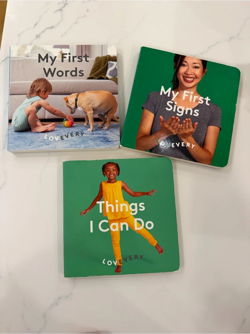 Lovevery Baby Board Book Set (3)
